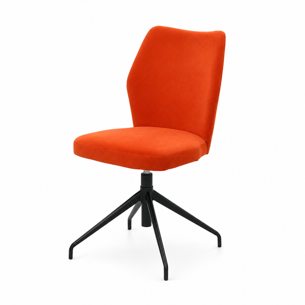Roter Stuhl aus Stoff oder Leder | Modell SIA